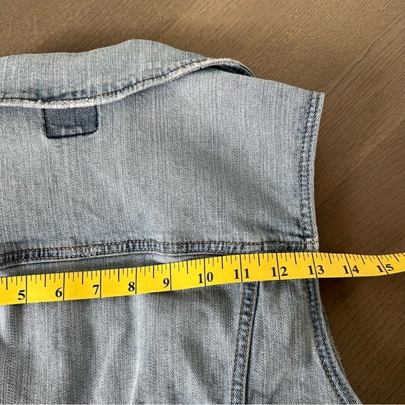 American Eagle Outfitters Denim Vest Size Medium GUC - Picture 7 of 8